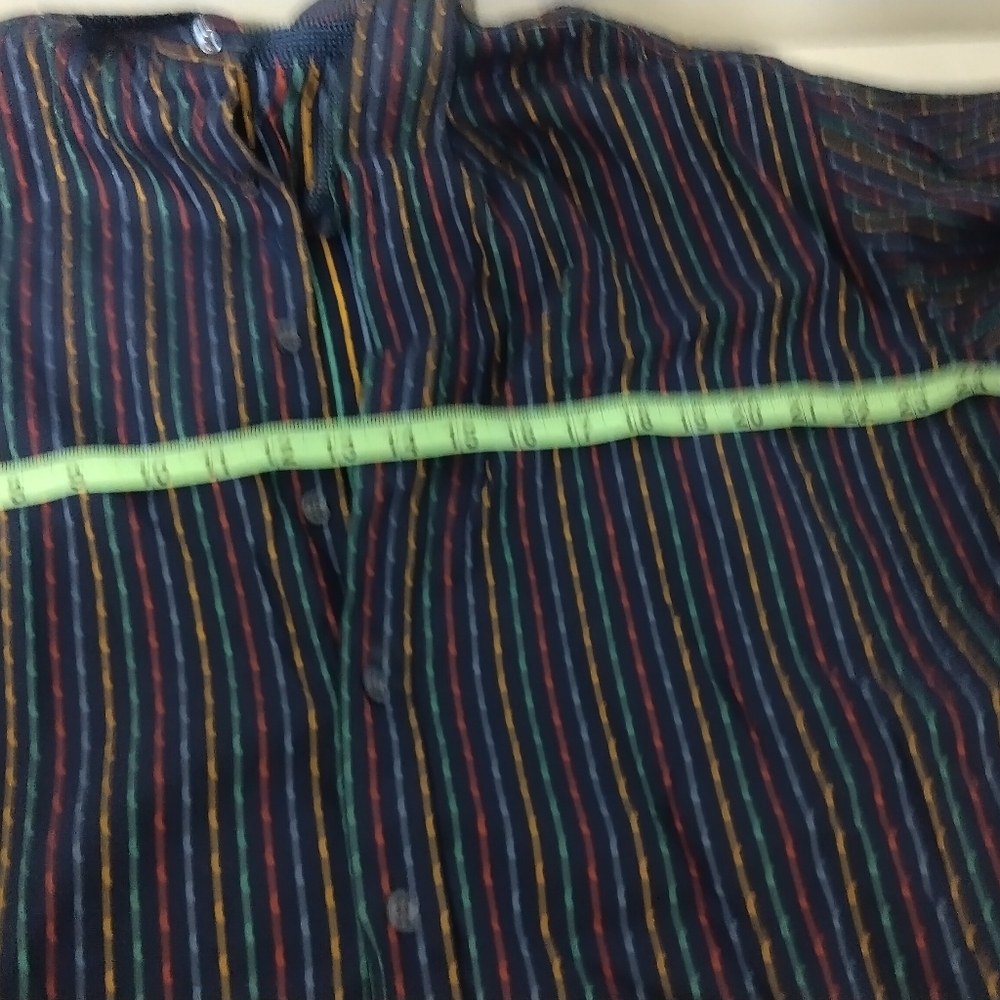 Colorful Striped Button-Up Shirt - Picture 9 of 10